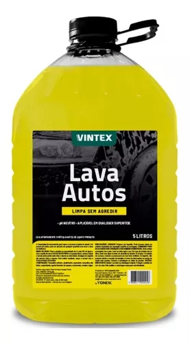 Shampoo Lava Autos De Ph Neutro Limpa Sem Agredir 5l Vintex Vonixx