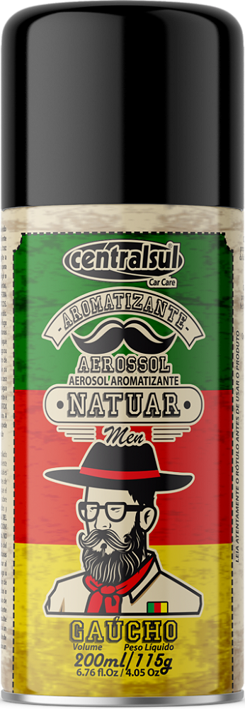 Aromatizante Automotivo Aerossol Gaucho 200ml Centralsul