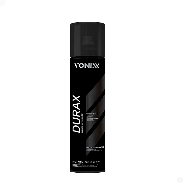 Durax Aerosol 400ml Brilho Extremo Pretinho Selante Cor Preto