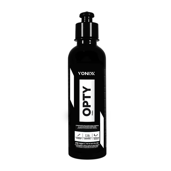 Polidor De Vidros Opty 240ml Remove Riscos Para-brisa Vonixx