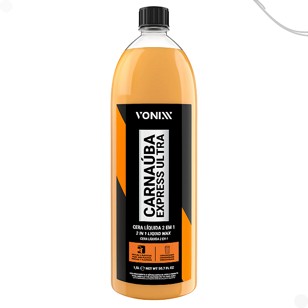 Cera Express Ultra Carnaúba  Líquida 1,5L  Automotiva Vonixx
