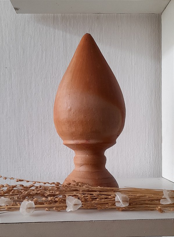 Escultura- Pingo, em barro