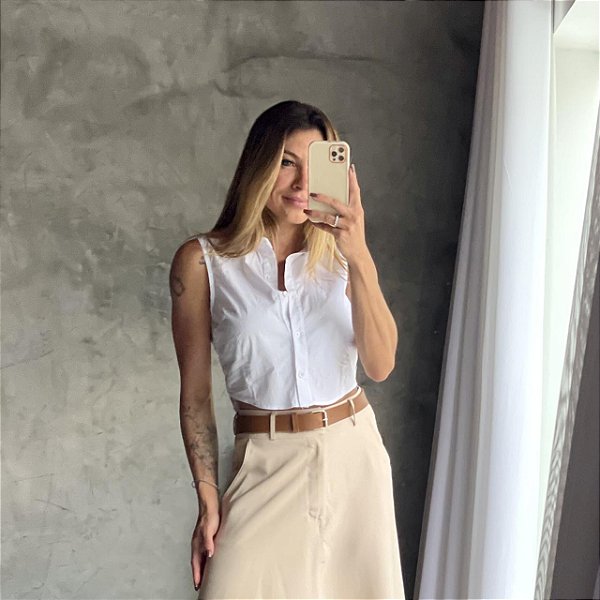 Regata Cropped Tricoline