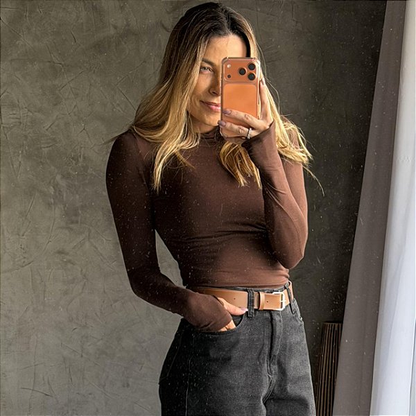 Blusa Manga Golinha Furo Dedo