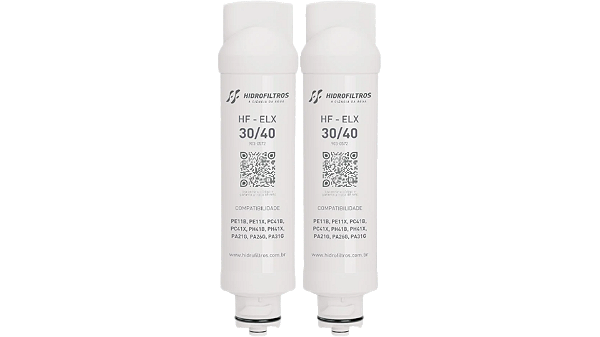 Kit 2 Refis Hidrofiltros Compatível Electrolux PA21G PE11B PA26G