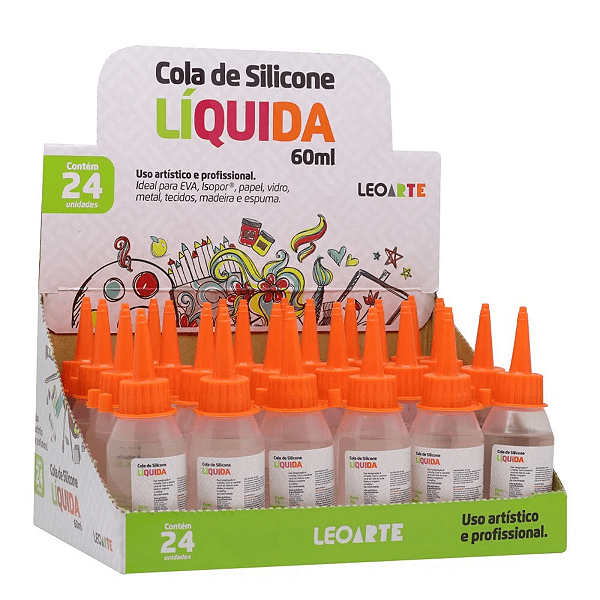 Cola De Silicone Liquida 60Ml Dp60 Cx/24 Und