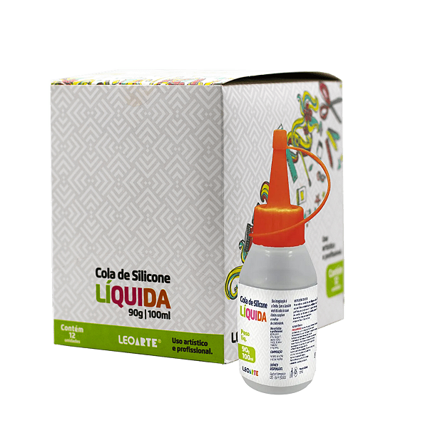 Cola De Silicone Liquida 100ML Cx/12 Und Leoarte