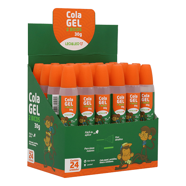 Cola Gel 2 Bicos 30G Display/ 24 Unds