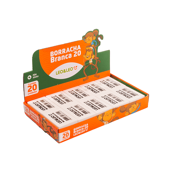 Borracha Branca 20 Caixa C/20 Und