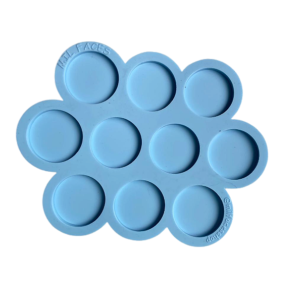Molde Silicone Redondo 4cm M121 10 Cav
