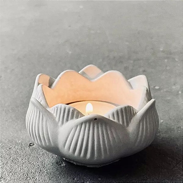 Molde Silicone Vela Flor Lotus Sabonete M505