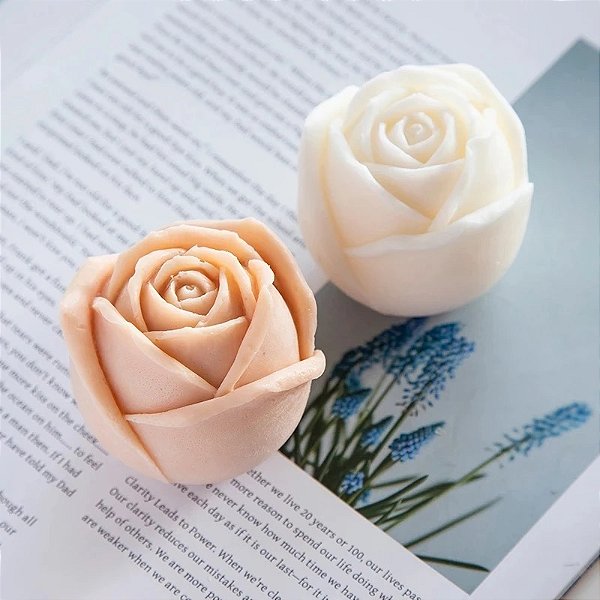 Molde Silicone Rosa Vela Doce M528