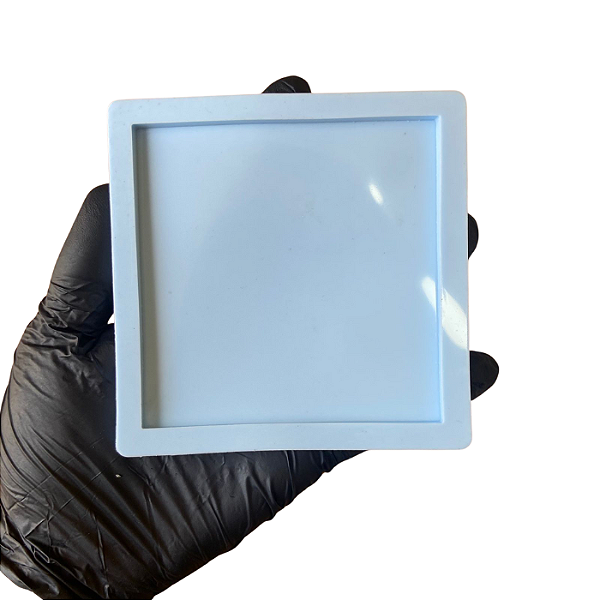 Molde Silicone Quadrado 10x10cm Resina Gesso Cimento M93