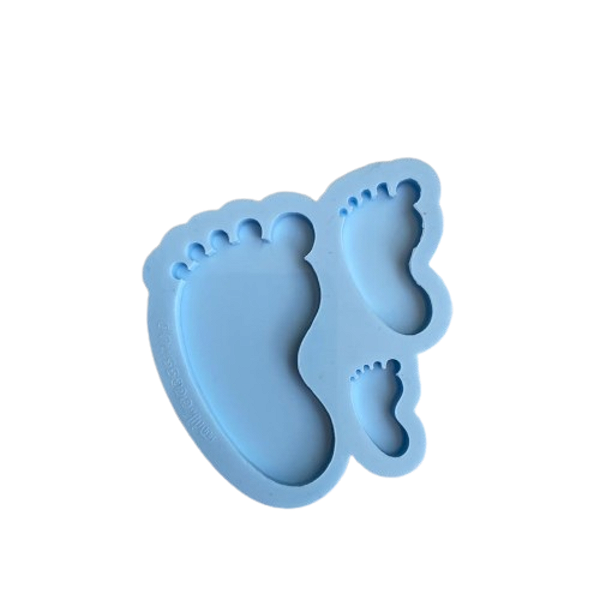 Molde Silicone Redonda Dupla C Furo 5cm M118 Resina Pingente