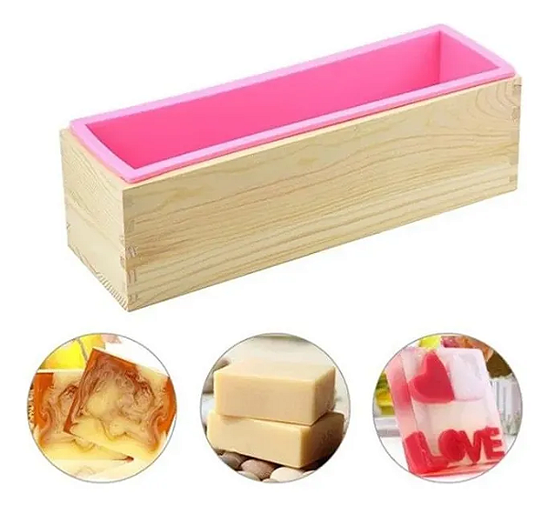 Molde Silicone Forma Sabão 1,2kg Artesanal Vela Sabonete F76