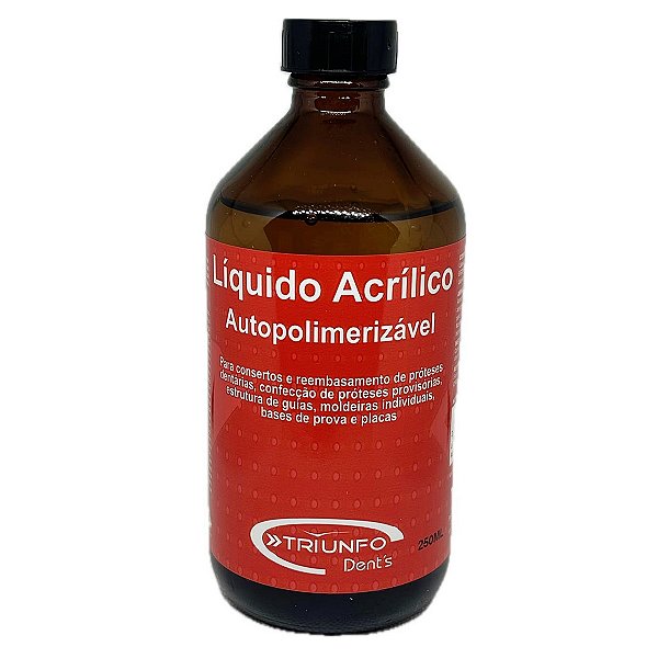 Resina Acrílica Auto Líquido 250ml Triunfo