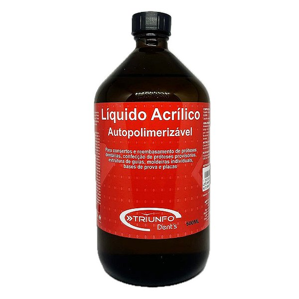 Resina Acrílica Auto Líquido 500ml Triunfo