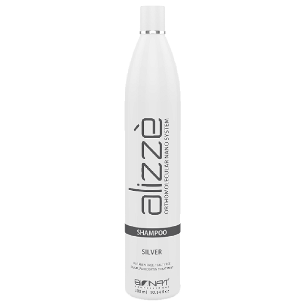 Shampoo para Cabelos Loiros, Brancos e/ou Grisalhos 300ml - Silver Alizzè
