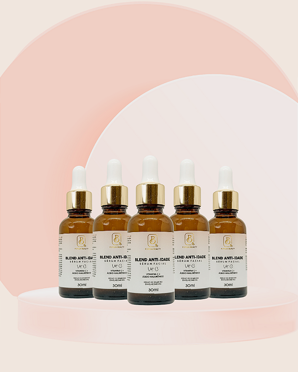 Kit Pureza Beauty Sérum Hidratante Facial Vitamina C - Pague 3 e Leve 5