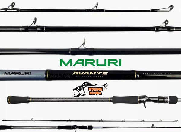 Vara de Pesca Maruri By Denis Garbo Avante 2 Partes 2, 40 mts 30-60lb Para Carretilha