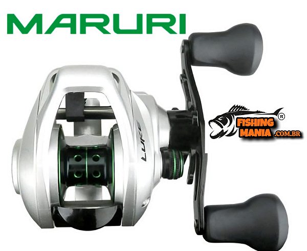 Carretilha Maruri Luke Slim 5 cor Cinza Manivela Direita