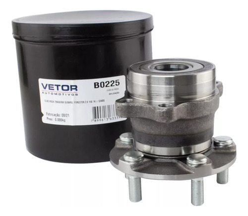 Cubo Roda Traseira C/ Abs Subaru Forester 2.0 16V 2014/2021