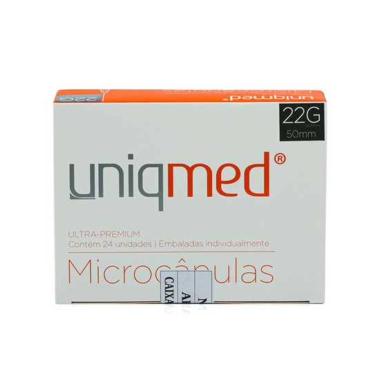 Microcânula 22G - 50mm - UNIQMED