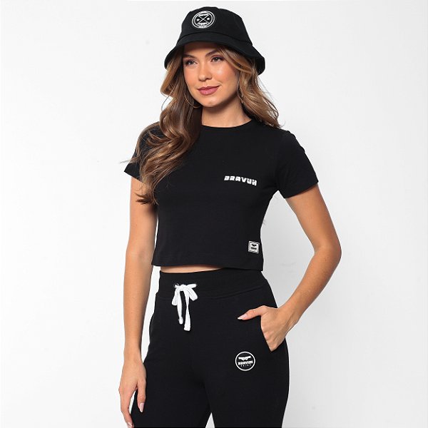Cropped Básico Preto