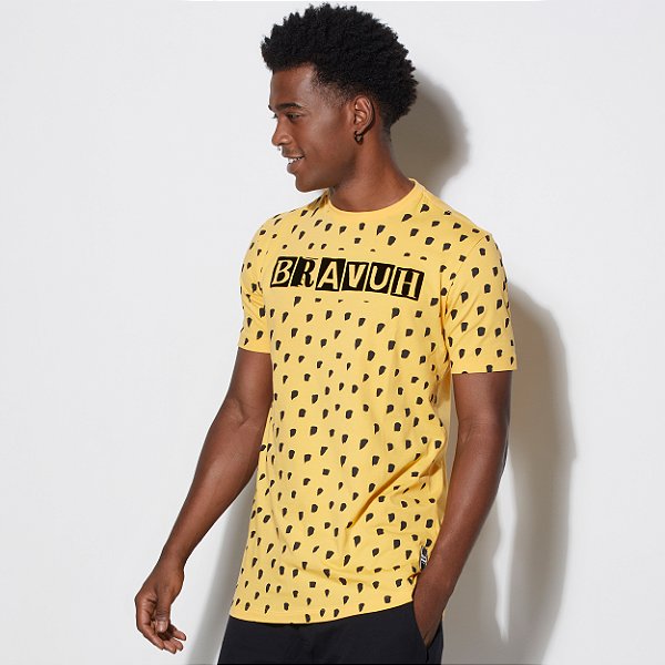 Camiseta Amarela E Preta