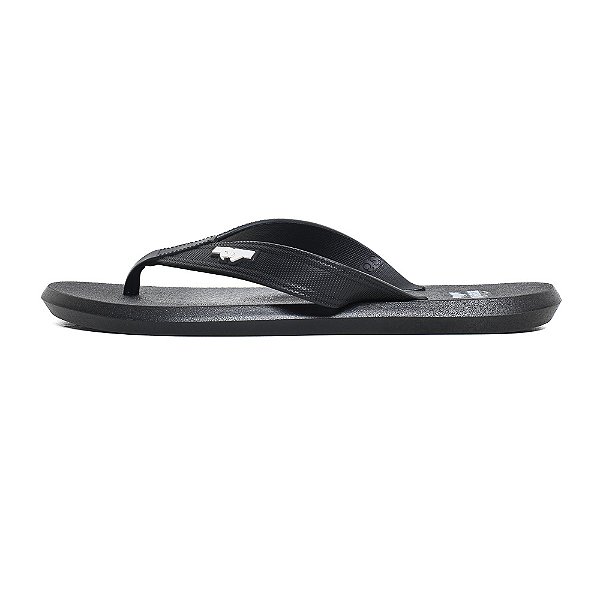 Chinelo de Dedo Preto de Borracha Básico Ecofriendly