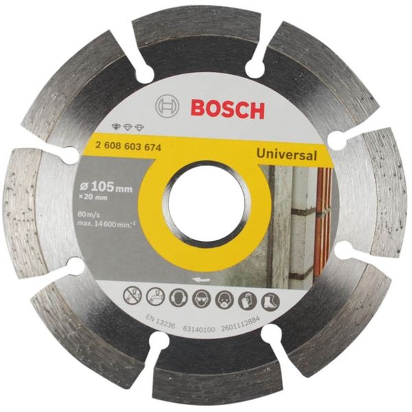 DISCO DIAMANTADO STANDARD - SEGMT 105MM - BOSCH