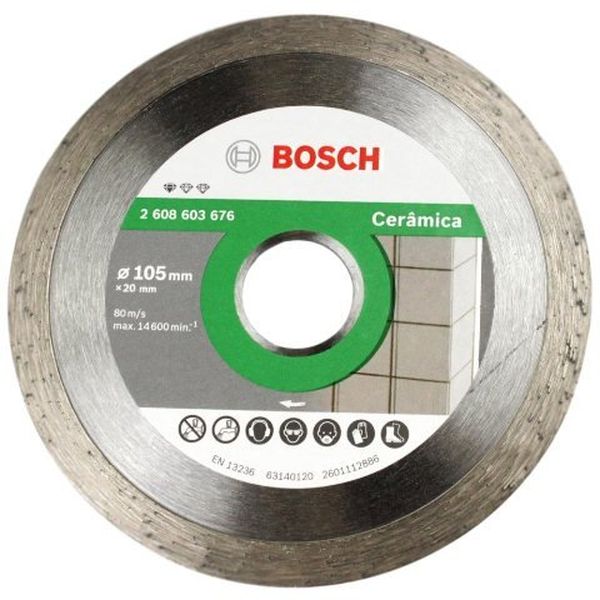 DISCO DIAMANTADO STD CERAMIC LISO -105MM - BOSCH