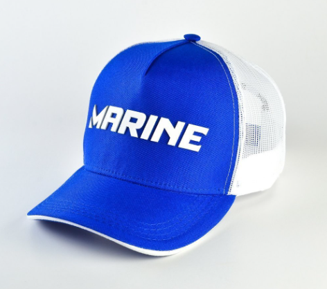 Boné Shimano Azul tela branca