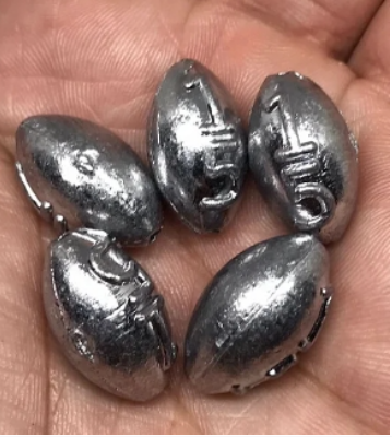 Chumbada 15g (oliva) 5 unidades