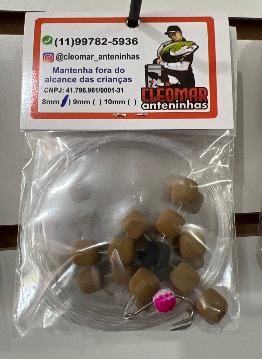 Manhosinho Cleomar 8mm - Ração Ceva c/preto