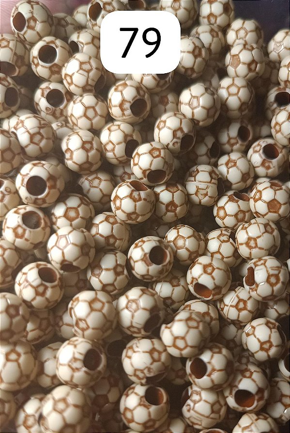 Miçanga do Lek - Bola de futebol Caramelo