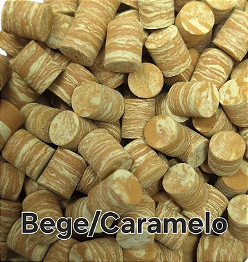 EVA Magrão 50 Unidades sem bolear 8mm - Caramelo com bege