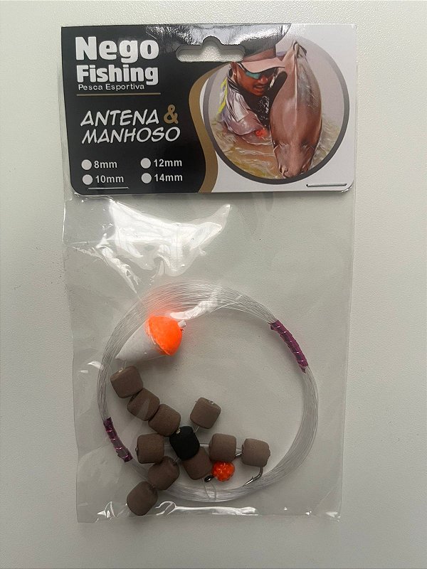 Manhosinho do Nego Borboleta 8mm - Marrom escuro