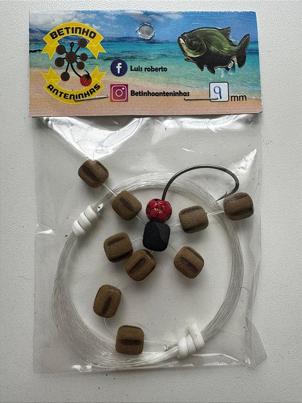 Antena Betinho - Cor de Ceva Queimadinho 9mm
