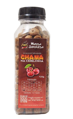 Ração Furadinha Massa Japonesa Acquamil Blindada Cerejinha