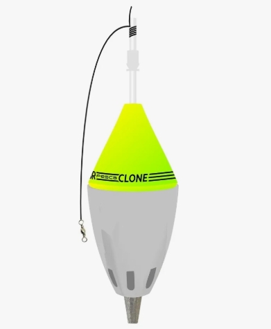 BOIA CEVADEIRA CLONE JR PESCA - COPO TRANSPARENTE