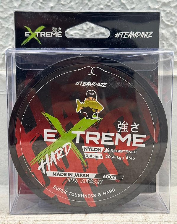 LINHA EXTREME HARD TEAM DINIZ 600 METROS - 0.45MM