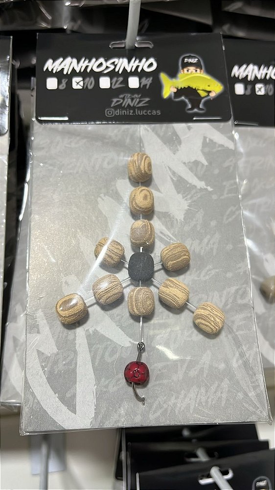 Manhosinho 10mm TEAM DINIZ - Mesclado Escuro