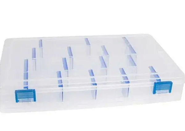 Estojo saint p/isca bait box hs314 - SAINT PLUS - COM DIVISORIAS PARA E.V.A MIÇANGA