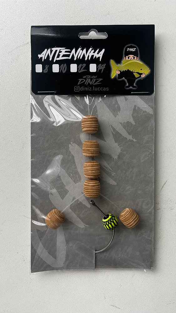 Antena 12mm TEAM DINIZ - Riscadinho