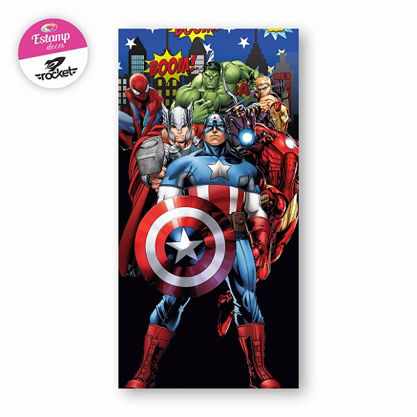 PAINEL RETANGULAR VERTICAL VINGADORES