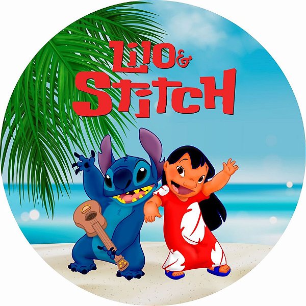 Painel STITCH,  Redondo Microfibra Premium 150x150 C/ elástico, Premium!!