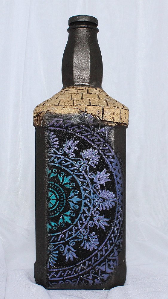 Garrafa de Vidro para Decoração