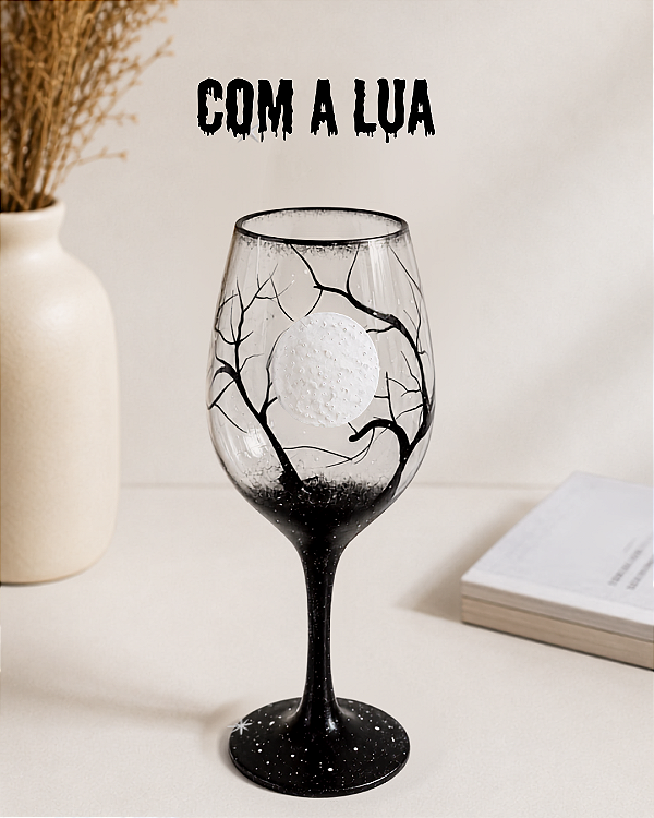 Taça Vinho Halloween