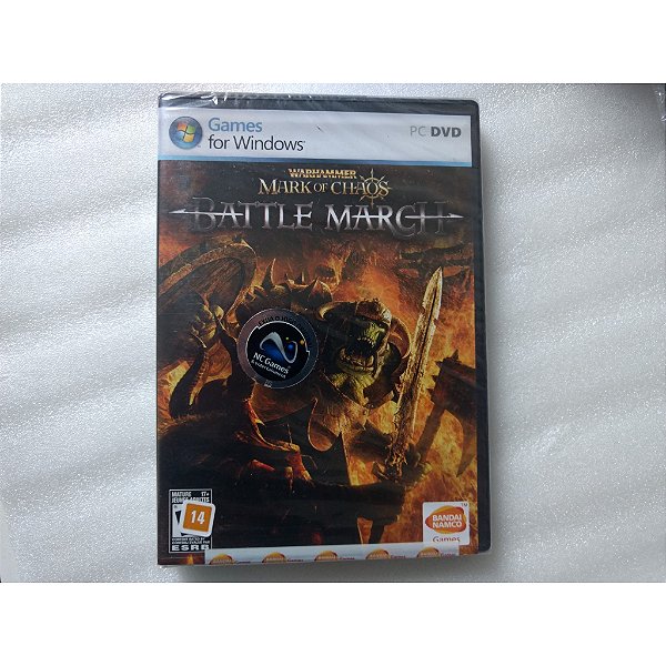 Jogo Warhammer 40000 Mark Of Chaos Para Pc Midia Física Lacrado
